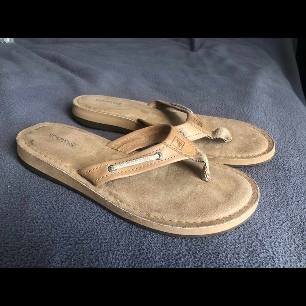 Sperry Top-Sider flip flops. Women’s size 10
